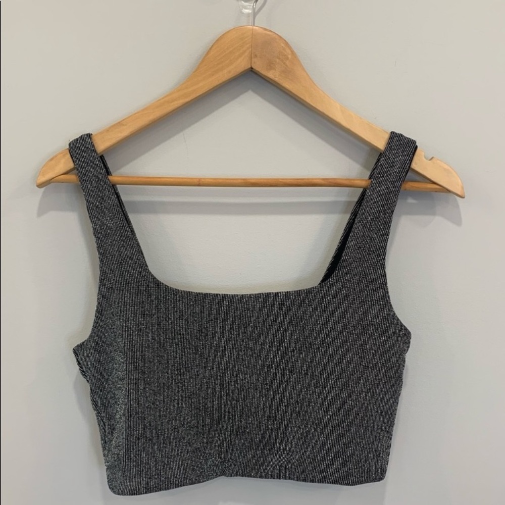 Babaton Metallic Crop Tank SZ M